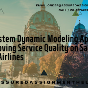 Using system dynamic modeling approach for improving service quality on Saudi Arabian Airlines