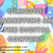 DIM22101 Marketing and the Digital Context